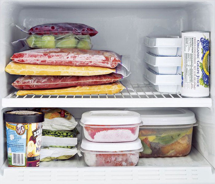 Bảo quản mực một nắng trong ngăn đá tủ lạnh